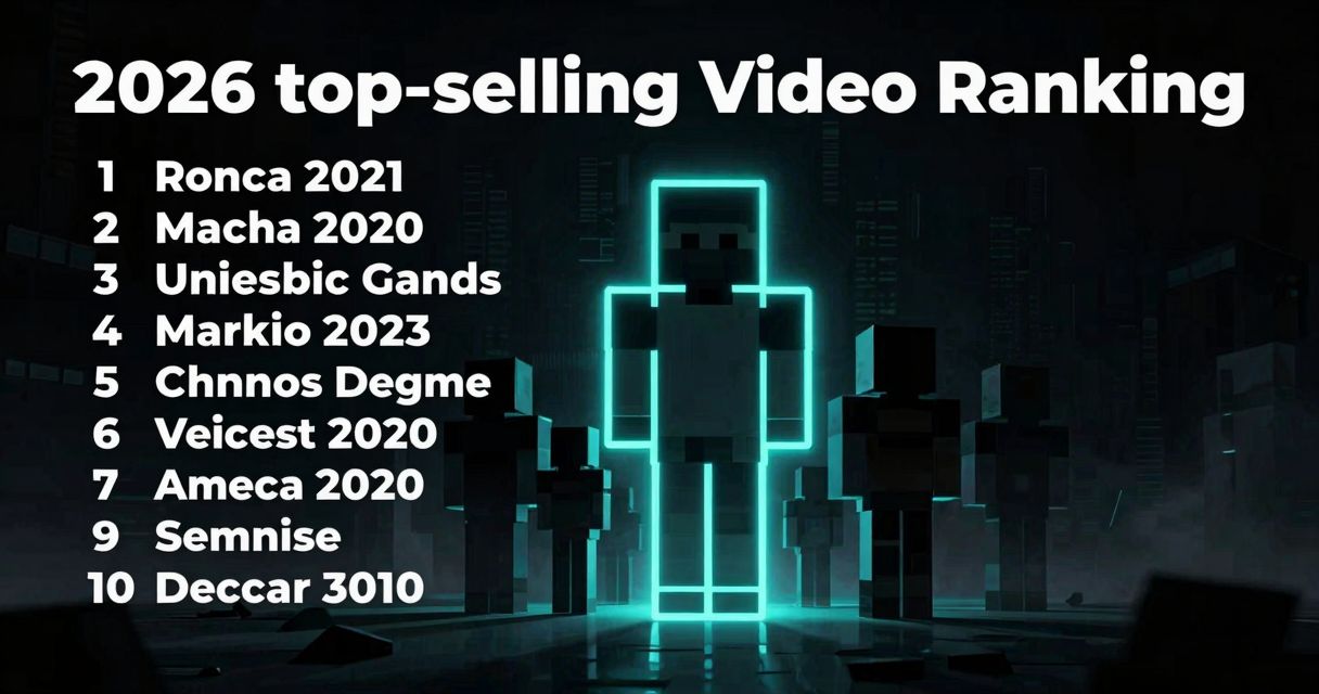 classement des jeux les plus vendus: chiffres vérifiés 2026