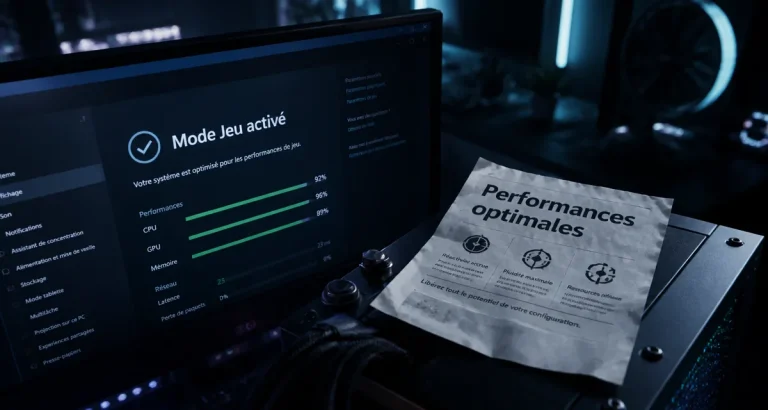 Optimiser windows 11 gaming : mode jeu et fluidité PC