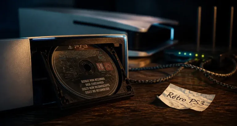 PS5 rétrocompatibilité ps3 : disque PS3 non reconnu