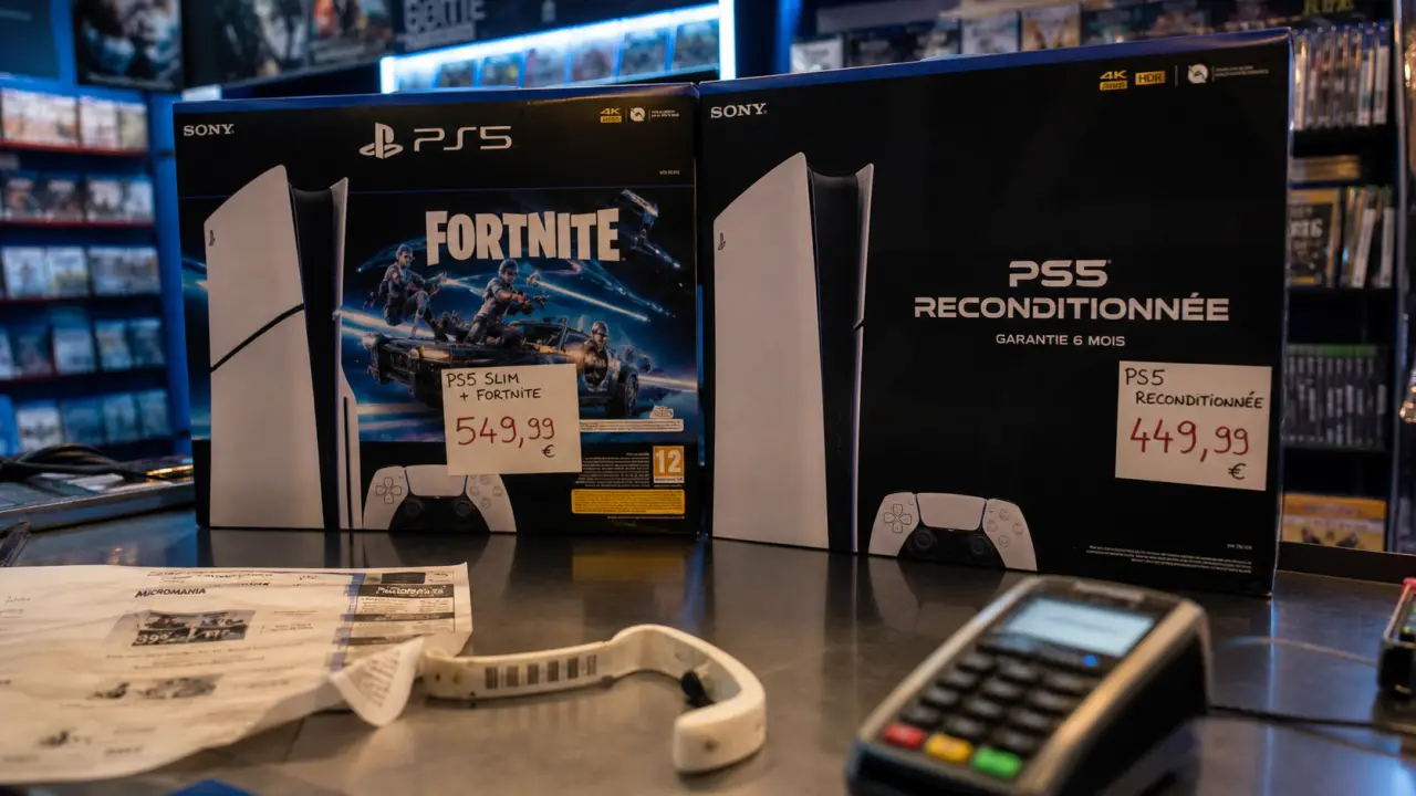 micromania ps5 prix : Slim Fortnite à 549,99 €