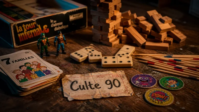 Pogs et jeux année 90 : 7 familles et consoles 16 bits