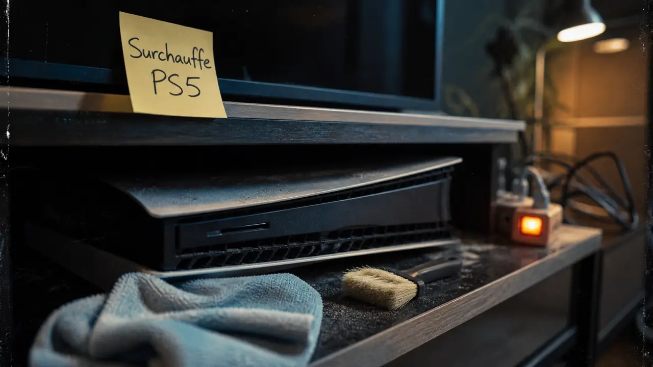PS5 surchauffe et s’éteint : grilles obstruées et poussière