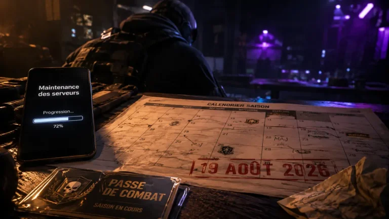 Fortnite mise a jour 19 août 2026 : maintenance serveurs