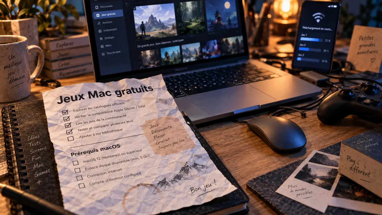 Jeux mac gratuit sur MacBook : check-list avant téléchargement