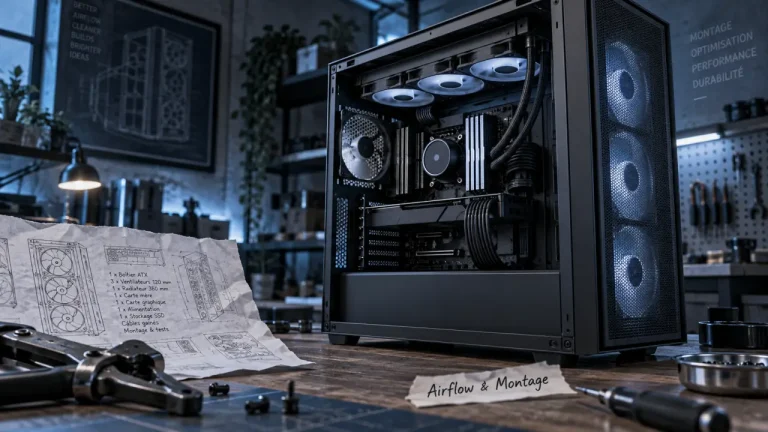 Meilleur boitier pc : airflow silencieux, boîtier ATX mesh