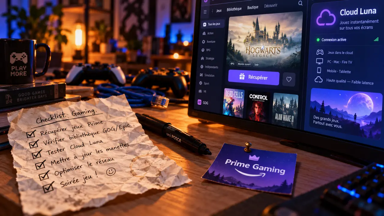 Jeux gratuit prime gaming : récupérer 6 titres avant juillet 2026